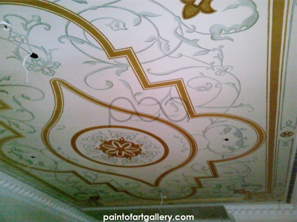 cat kontraktor bangunan jasa cat dekoratif berkualitas ceiling mural
